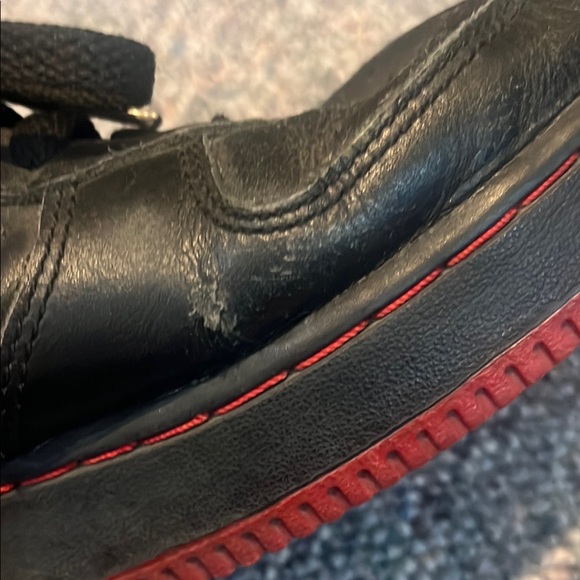 Vintage Black and Red Jordan High Top Sneakers - Picture 8 of 8